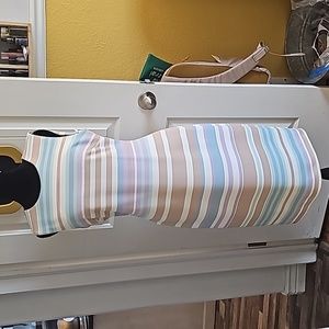 Calvin Klein spring stripped  dres size 6